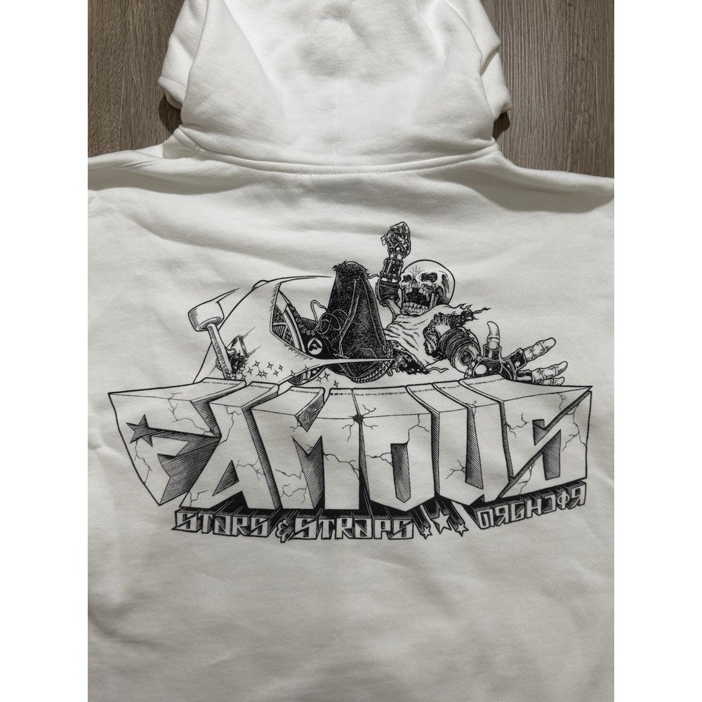 Y2K Famous Stars And Straps Skateboard Zip Hoodie Travis Barker Size L - Picture 2 of 9